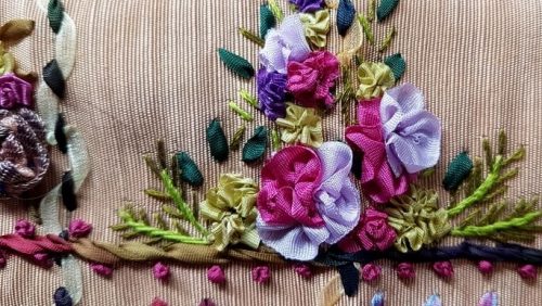 broderie au ruban