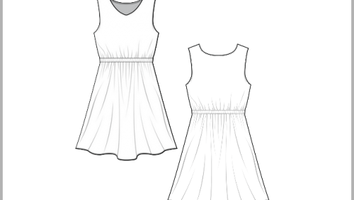 dessin technique de mode